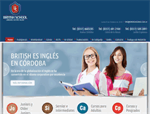 Tablet Screenshot of britishschoolcba.com.ar